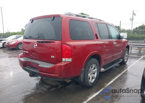2008 Nissan Armada Se from USA, damaged, VIN 5N1AA08C08N608966